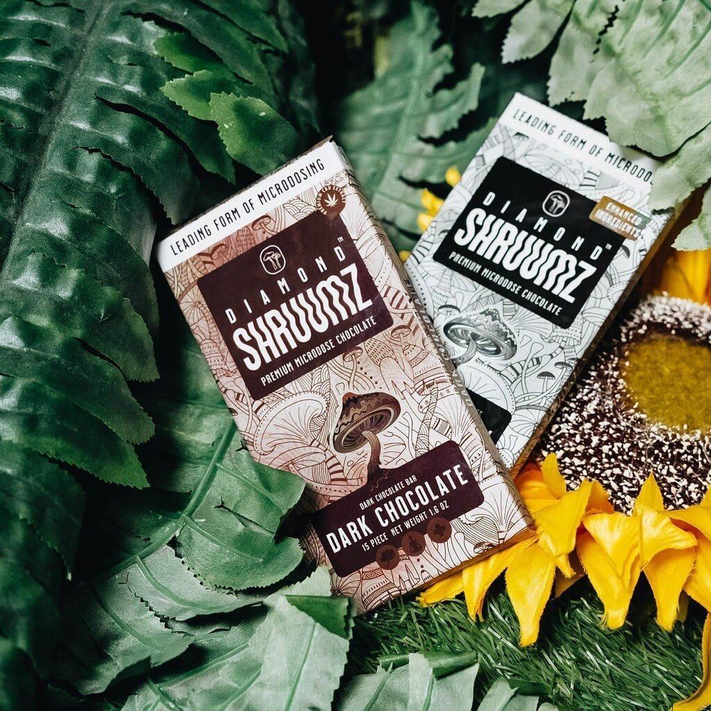 black diamond mushroom chocolates