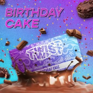 BirthDay Cake Twist Mushroom Bars