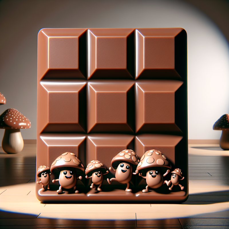 funguy mushroom chocolate bar