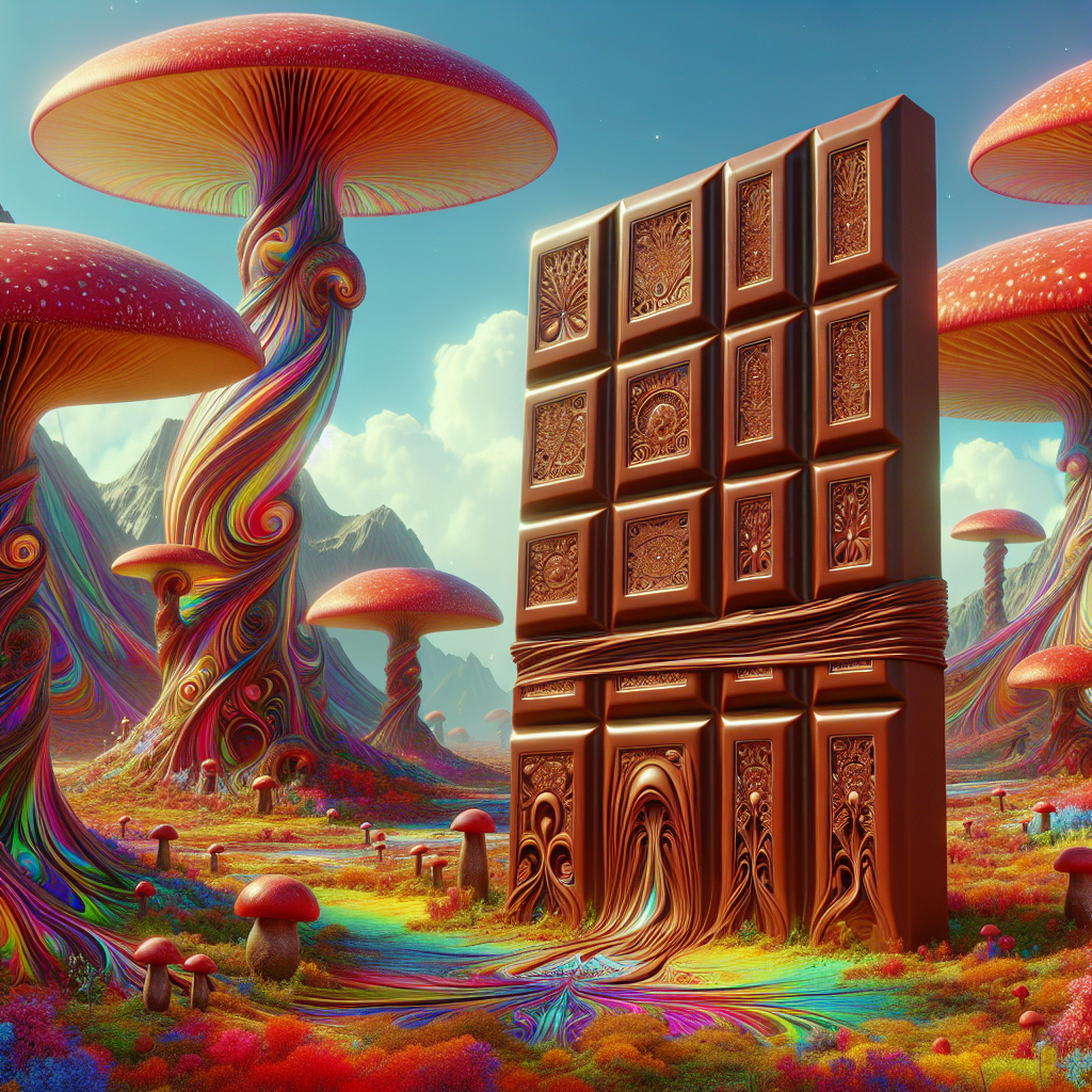 dreamland psychedelics mushroom chocolate bar