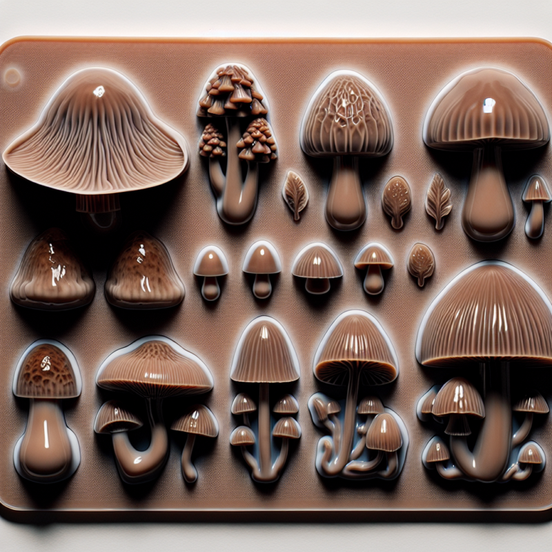 mushroom chocolate bar mold