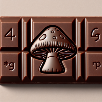 4 gram mushroom chocolate bar