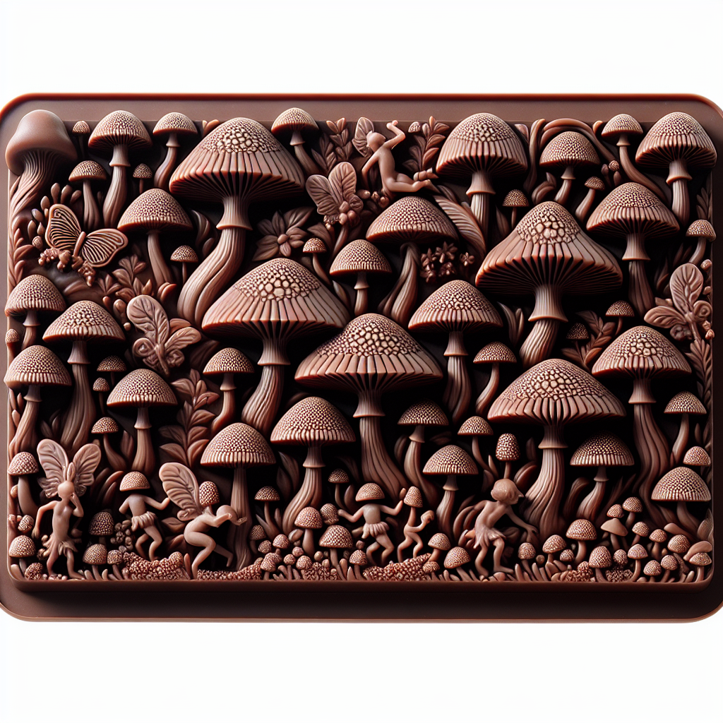 mushroom chocolate bar mold