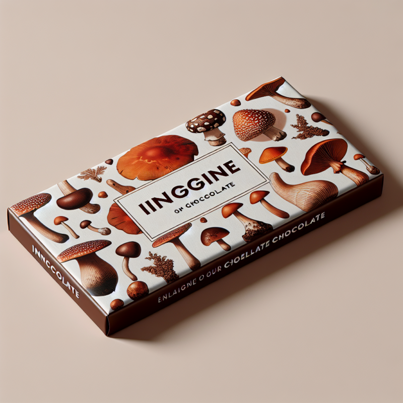 mushroom chocolate bar box