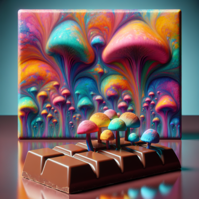 dreamland psychedelics mushroom chocolate bar