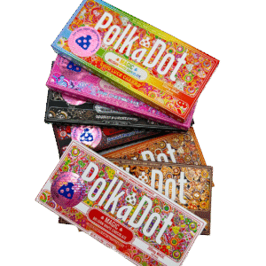 Polka dot shroom bars